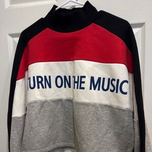 Zara “Turn on the Music” Sweatshirt